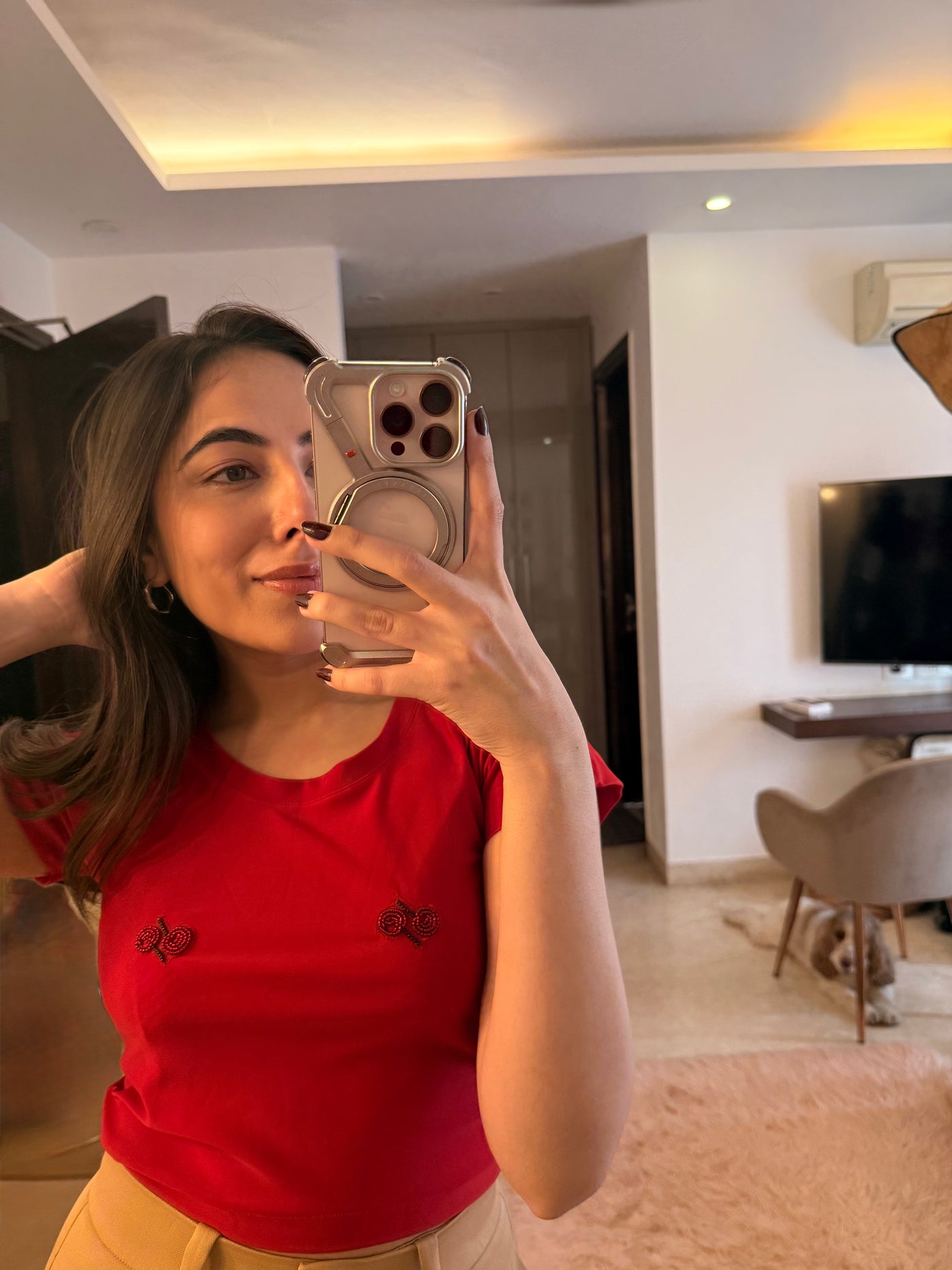 Cherry Pop Cropped T-shirt