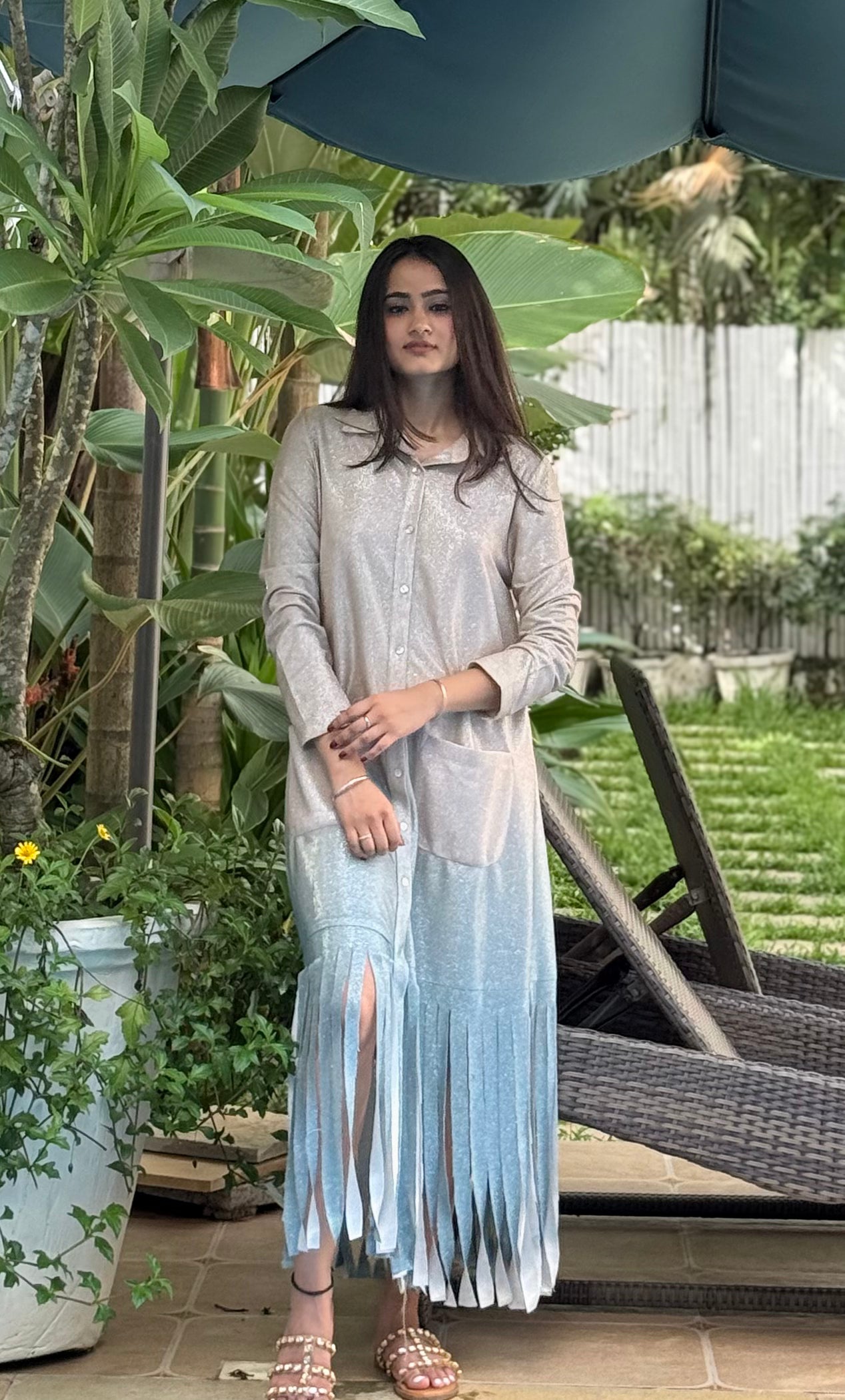 Shimmerwave Jacket Dress