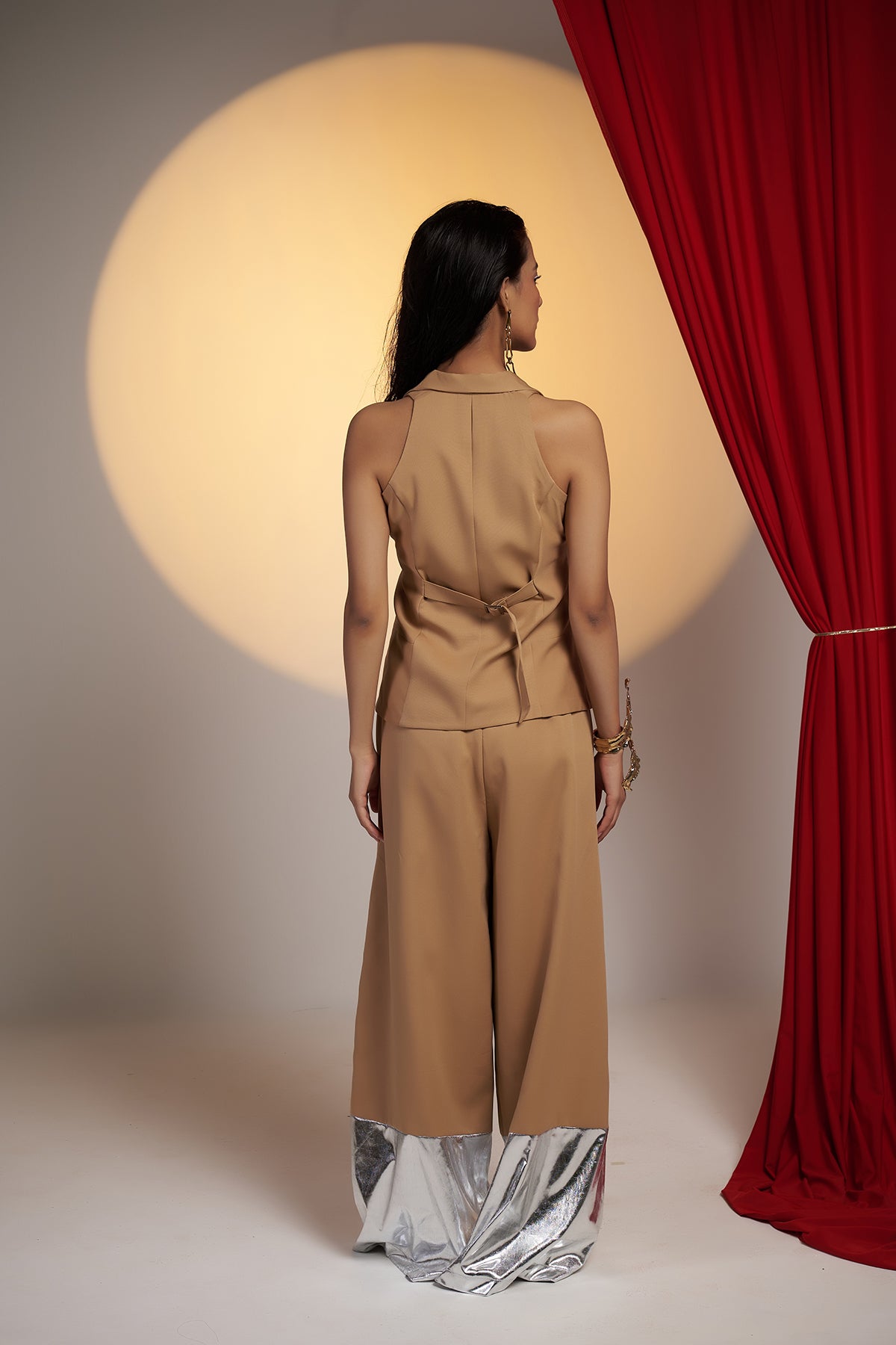 Metallic Muse Wide Pants