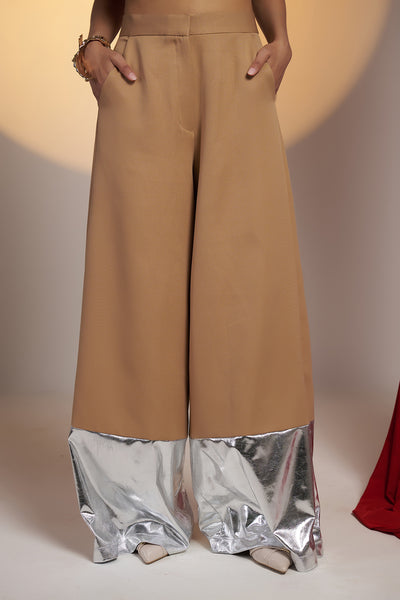 Metallic Muse Wide Pants