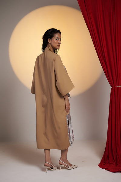 Foil Groove Jacket Dress