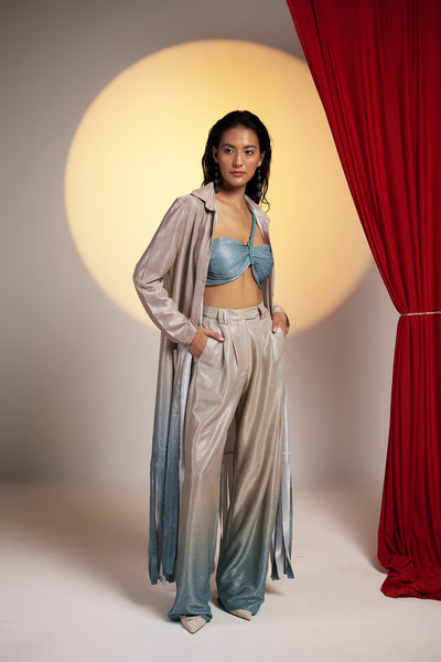 Electric Twist Crop Top